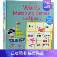 单词卡片游戏套盒 [正版]Usborne English Words 英语早教启蒙读物 生活日常词汇 贴纸活动 游戏套盒