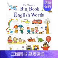 英语单词大书 [正版]Usborne English Words 英语早教启蒙读物 生活日常词汇 贴纸活动 游戏套盒 动