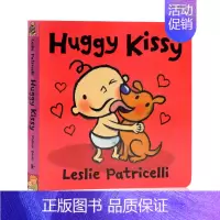 [正版]进口英文原版 小毛孩小脏孩 Huggy Kissy 亲亲抱抱 英文原版绘本 Leslie Patricelli