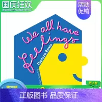 [正版]T&HWe All Have Feelings 我们都有感受 儿童艺术绘本 特别开本艺术启蒙 自我认知 情绪