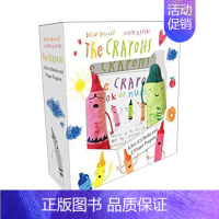 [正版]英文原版 The Crayons A Set of Books and Finger Puppets 小蜡笔 儿