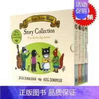 [正版]橡树林故事集4册套盒英文原版绘本Tales from Acorn Wood儿童启蒙认知图画故事书纸板翻翻书Jul