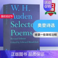 [正版]奥登诗选 英文原版 W H Auden Selected Poem 英文版 外国诗歌 进口原版英语文学书籍