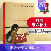 月亮与六便士 [正版]毛姆作品集3本套装 月亮与六便士 英文原版 The Moon and Sixpence 面纱 刀锋