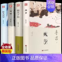 精装全套4册 [正版]精装4册故乡鲁迅原著狂人日记呐喊朝花夕拾六年级课外阅读书籍经典文学作品全集青少年课外阅读 阅读小说
