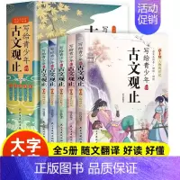全5册 写给青少年的古文观止 [正版]写给青少年的古文观止全5册初中高中版文言文译注白话文翻译详解生僻字注音中学生版经典