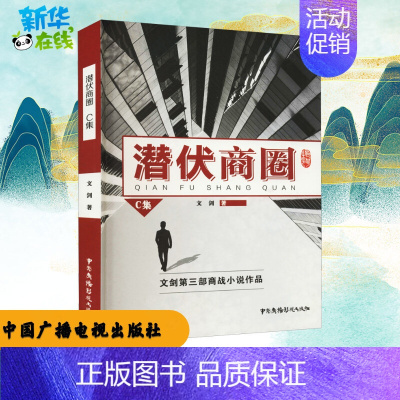 [正版]潜伏商圈 C集 文剑 著 军事小说文学 书店图书籍 中国广播电视出版社