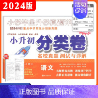 小升初 真题分类卷 语文 小学升初中 [正版]2025陕西西安百校联盟小升初真题卷著名重点中学入学招生分班真卷语文数学英