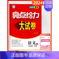 24春 七年级下册.语文-人教版 初中通用 [正版]2024秋新版亮点给力大试卷江苏教版七年级上册八九年级下册语文人教数