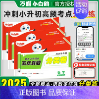 〖单科突破〗2025版分类卷-数学(全国通用) 小学升初中 [正版]2025版万唯小白鸥小升初分类卷重点中学招生五年真题