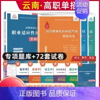 语数英[模拟卷]+综合素质职业适应性[专项题库] 高中通用 [正版]2025年云南高职单招考试复习资料综合素质职业适应性