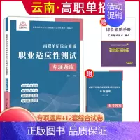 综合素质职业适应性[专项题库] 高中通用 [正版]2025年云南高职单招考试复习资料综合素质职业适应性测试语文数学英语复