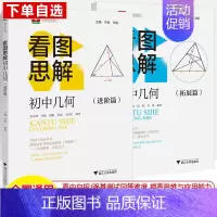 初中几何看图思解.拓展篇 实验班竞赛 初中通用 [正版]初中几何看图思解进阶拓展篇培优实验班竞赛数学七八九年级中考类旁通