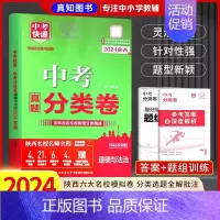 [道法]1本 九年级/初中三年级 [正版]2024中考分类卷陕西中考真题总复习物理化学数学英语语文真题分类卷初三物理总复