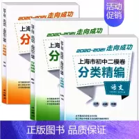 初中二模卷[语文+数学+英语]共3册 初中通用 [正版]2020-2021走向成功 上海市初中二模卷分类精编 语文+数学