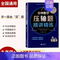 初中数学压轴题精讲精练 9年级+中考 初中通用 [正版]初中数学压轴题突破精讲精练初中九年级+中考专项训练数学刷题知识大