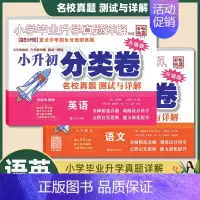 2本:[小升初分类卷]语文+英语 小学升初中 [正版]2023小升初分类卷语文数学英语 小学毕业升学真题详解真题分类卷语