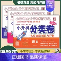 3本:[小升初分类卷]语文+数学+英语 小学升初中 [正版]2023小升初分类卷语文数学英语 小学毕业升学真题详解真题分