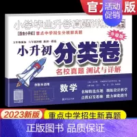 小升初分类卷[数学] 小学升初中 [正版]2023小升初真题分类卷小学毕业升学考试真题详解语文数学英语五六年级重点中学招