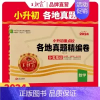 ★数学 小学升初中 [正版]2024新版小升初真题卷刷题小学升初中重点校各地真题精编试卷六年级语文数学英语专项分类训练小