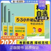 [语文]★收藏加购优先发货 小学升初中 [正版]2024版五三专项训练试卷分类精粹53小升初真题卷详解系统总复习资料小学
