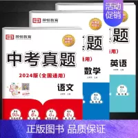[全套3册]语数英|全国通用 初中通用 [正版]中考真题卷2024全套 语文数学英语物理化学历史政治历年中考真题模拟试卷