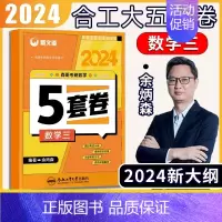 24版余丙森合工大5套卷[数学三] [正版]新版 新文道2024版考研数学余丙森五套卷数学一二三合工大5套卷森哥五套卷数