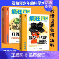 [正版] 全2本几何和统计+数字、代数和图象 全彩 8-15岁青少年科普读物 数学类书籍 高中生代数学几何学数学基础