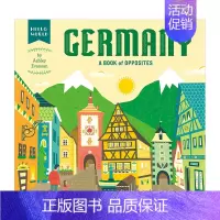[正版]你好,世界德国 反义词书Germany A Book of Opposites 欧洲文化旅游知识启蒙纸板绘本