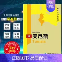 [正版]突尼斯地图 世界分国地理地图118*84cm国家概况历史自然政治社会文化经济交通军事对外关系旅游城市景点 出国游