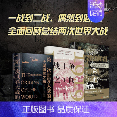 [正版]大战纪套装3册历史书籍 书一战二战全史战争类书籍D一次D二次世界大战全面回顾总结二次世界大战 战争之间二战书