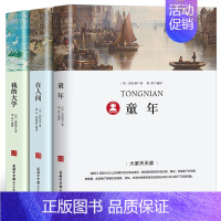 [3册]童年+在人间+我的大学 [正版]在人间和我的大学书高尔基三部曲注解+导读+考题经典世界名著外国文学小说初中生小学