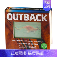 [正版]光与影视觉书 袋鼠及其他神奇动物 Outback a Photicular Book 会动的3D立体翻翻书英文原