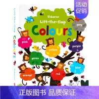 [正版]Usborne英文原版绘本 Lift The Flap Colours Book 尤斯伯恩图书儿童色彩认知 互动