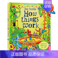 [正版]万物运转的秘密 英文原版 See Inside How Things Work 偷偷看里面系列 Usborne