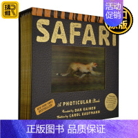 [正版]光与影视觉书系列 3D立体动画书 Safari A Photicular Book 英文原版 会动的翻翻书