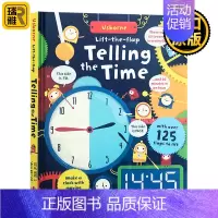 [正版]认识时间 立体翻翻书 英文原版绘本 Usborne Lift the Flap Telling the Time