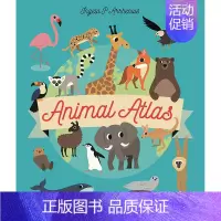 [正版] Animal Atlas,立体翻翻书动物大观 英文原版图书籍进口 Ingela P. Arrhenius
