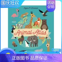 [正版]XJ英文原版 立体翻翻书动物大观 Animal Atlas 儿童英语艺术插画绘本 精装 进口图书 善优童书