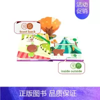 [正版]情景认知双语立体翻翻书 对比