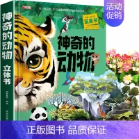 [8K升级大开本]神奇的动物立体 [正版]我们的中国立体书儿童3d立体书6岁以上8-10-12岁揭秘系列翻翻书宝宝绘本故