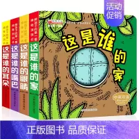 [正版]熊孩子的一套神奇洞洞书第2辑一这是谁的眼睛等(全4册)中英汉语 儿童3d立体 幼儿启蒙认知小手翻翻书