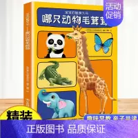 宝宝的触摸大书 [正版]宝宝的触摸大书哪只动物毛茸茸幼儿读物0到2-3岁益智启蒙翻翻书宝宝学说话早教启蒙认知绘本撕不烂立