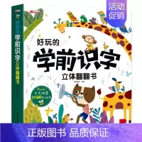 好玩的学前识字立体翻翻书 [正版]好玩的学前识字立体翻翻书儿童3d立体套装幼儿认字神器一年级上册看图启蒙用书籍绘本故事书