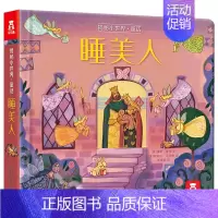 揭秘小世界-睡美人[满2件享95折 3件享9折] [正版]木偶奇遇记立体书儿童3d立体翻翻书绘本0到3岁早教益智启蒙认知