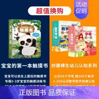 触摸书+妙趣横生幼儿认知系列 [正版]宝宝的第一本触摸书 早教触摸书婴儿书感官刺激绘本 那么大地板书 1岁撕不烂立体儿童