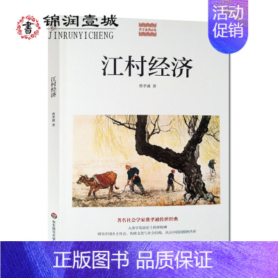 [正版]江村经济 费孝通 著 华东师范大学出版社 人类学发展史上的里程碑 研究中国乡土社会 传统文化与社会结构