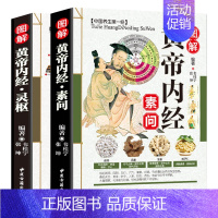 [正版]黄帝内经全集灵柩素问原著白话版彩图版中医医学类中药养生书籍大全四大经典名著自学入门皇帝内经径基础理论处方配方全套