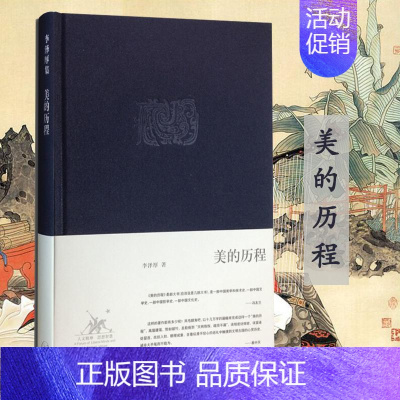 [正版]美的历程李泽厚 中国美学史书圣经经典可搭朱光潜谈美书简 艺术生活哲学鉴赏熏陶 三联出版社 书店图书籍