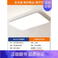 [免费安装│银边款]128W客厅灯│三色调光 [正版]全光谱led吸顶灯客厅灯简约现代大气灯具主灯全屋套餐新款大灯